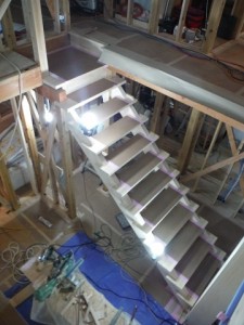 階段施工